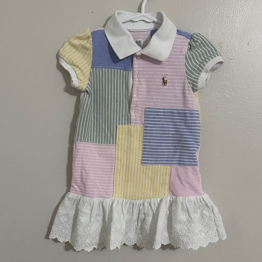 Ralph Lauren Multicolor Patchwork Dress